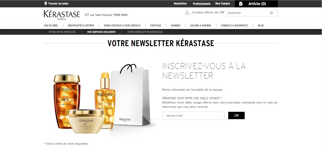 2016 12 24 kerastase newsletter