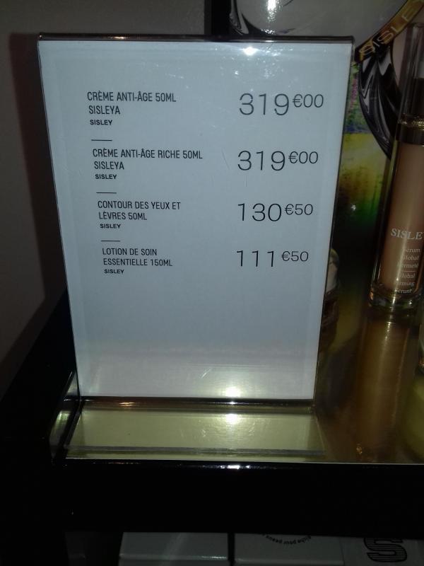 2017 03 09 sisley gl price list