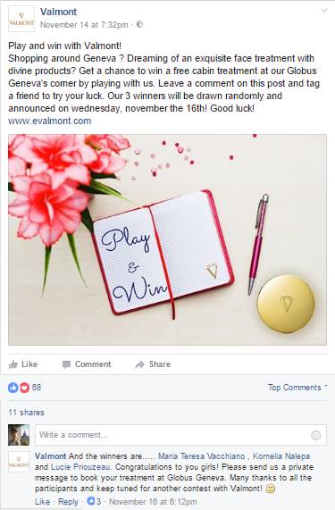 Valmont fb resultats concours
